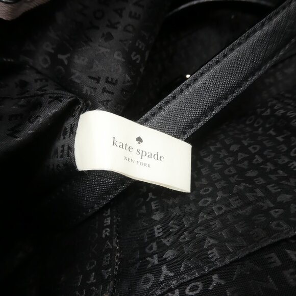 Kate Spade New York Two Tone Satchel Handbag Leather Purse - Picture 9 of 12